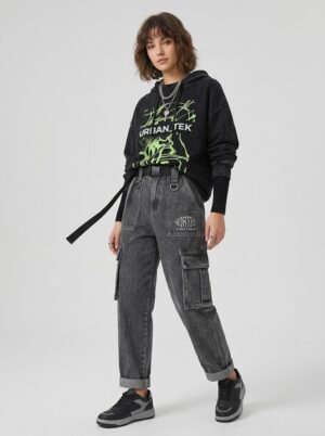 Pantalon Cargo Denim