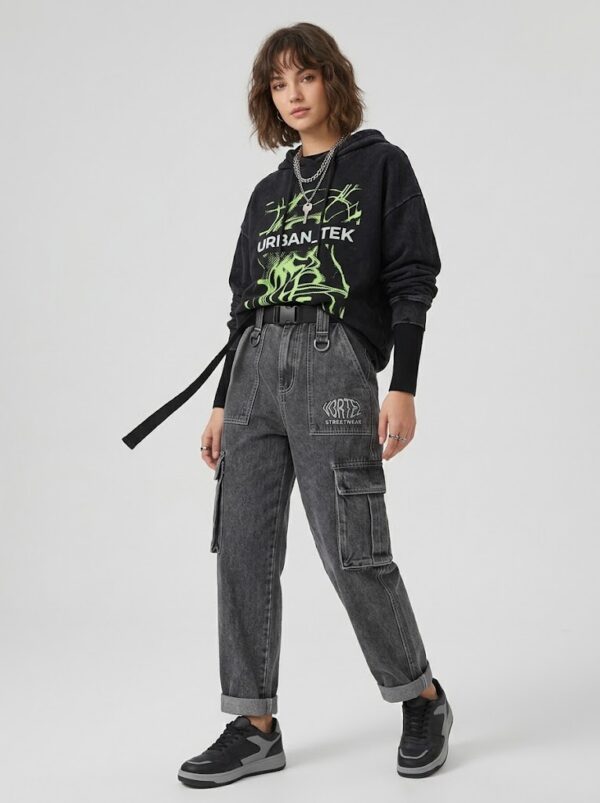 Pantalon 2.1 Pantalon Cargo Denim